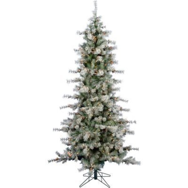 Almo Fulfillment Services Llc Fraser Hill Farm Artificial Christmas Tree - 6.5 Ft. Buffalo Fir Slim - Clear Smart Lights FFBF065-3SN